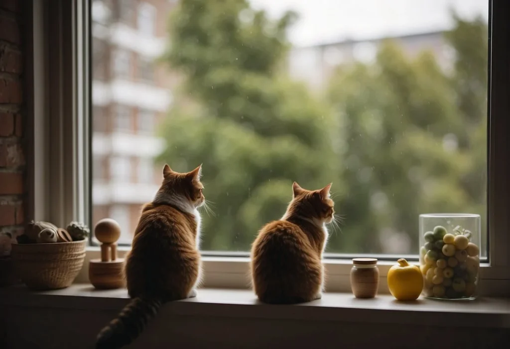 A cat is sitting on a windowsill, gazing out at the world with a thoughtful expression, surrounded by various objects that trigger memories

How Good Are Cat Memories? (Quick Facts)