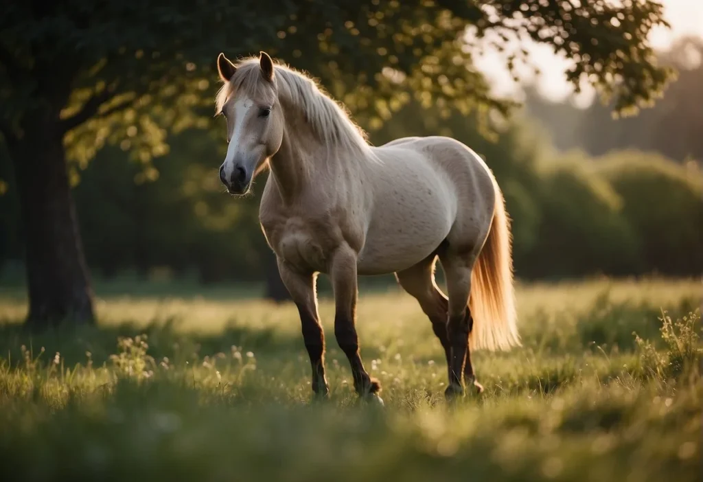 A mare stands in a lush pasture, her belly gradually growing larger over time. The seasons change, and eventually, she gives birth to a foal

How Long Are Horses Pregnant: What You Need to Know