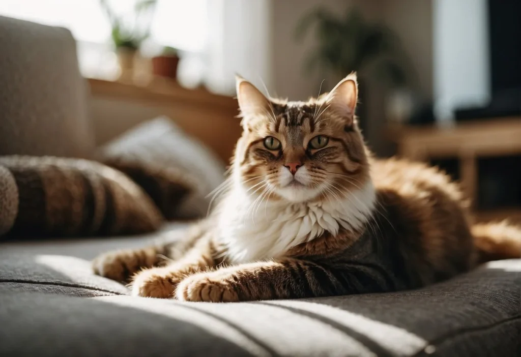 A serene, sunlit room with a cozy bed and a content senior cat of unknown breed lounging peacefully, surrounded by comforting toys and gentle, soothing music playing in the background

What Cat Breed Lives The Longest? Top 10 Longest-Lived Cats