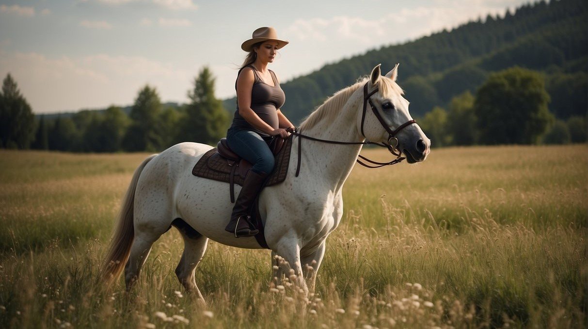 Horseback Riding During Pregnancy: Is It Safe? A Guide for Equestrians equestrian and pregnancy pregnant horseback riding safety riding a horse while pregnant